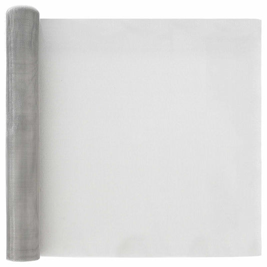 vidaXL Πλέγμα Οθόνης 60 x 2000 cm 18 mesh Ανοξείδωτο Ατσάλι 304 Ασημί
