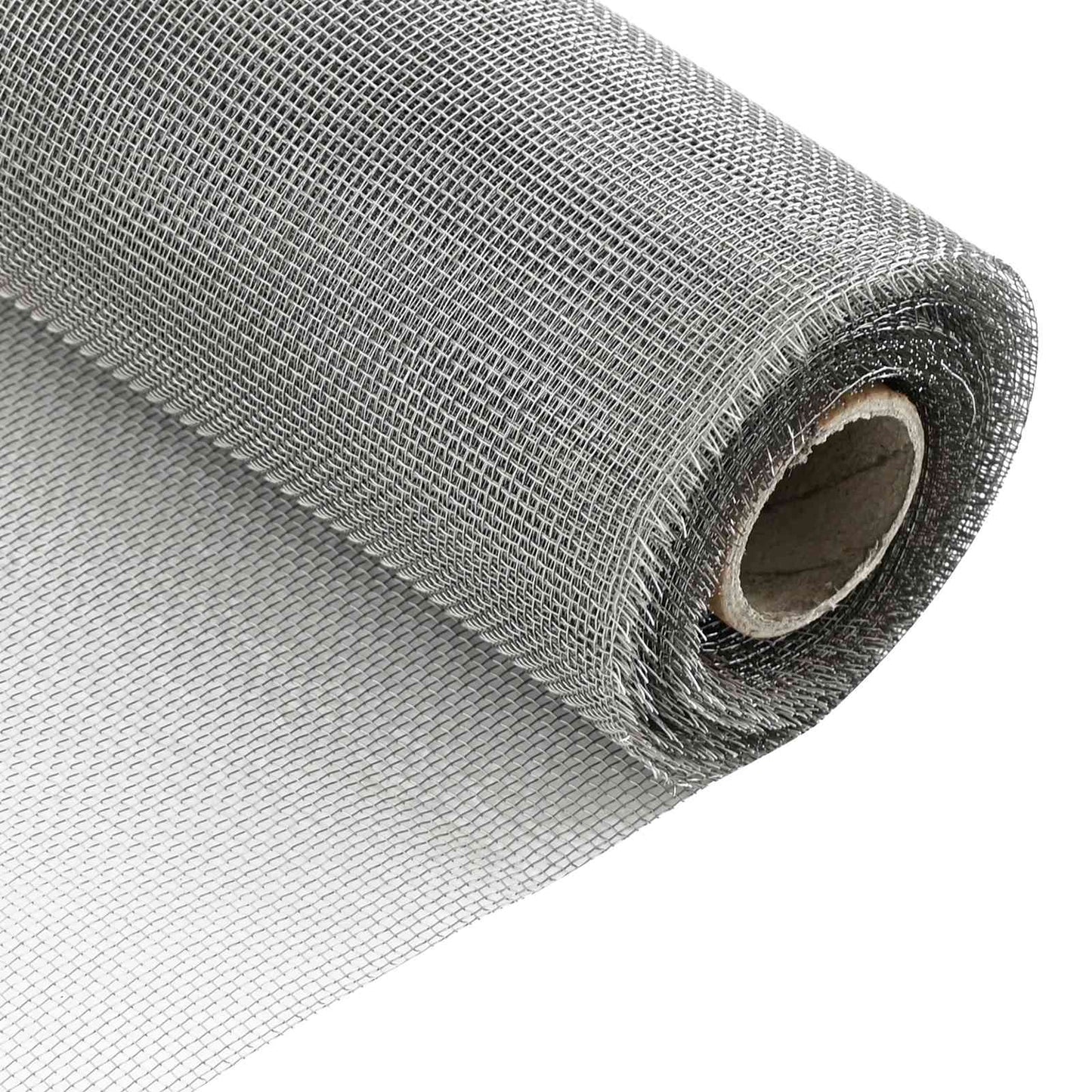 vidaXL Πλέγμα Οθόνης 80 x 1000 cm 18 mesh Ανοξείδωτο Ατσάλι 304 Ασημί