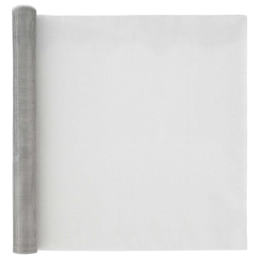 vidaXL Πλέγμα Οθόνης 80 x 1000 cm 18 mesh Ανοξείδωτο Ατσάλι 304 Ασημί