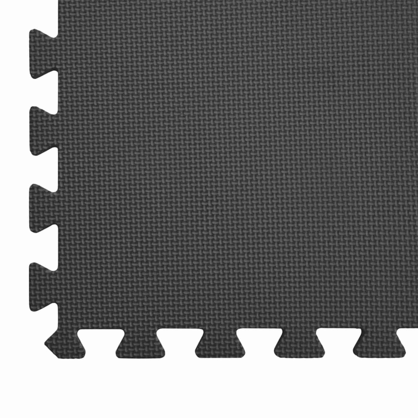 vidaXL Χαλάκι για Πισίνα 6 pcs Μαύρο 2,16 τ.μ. Φελιζόλ EVA