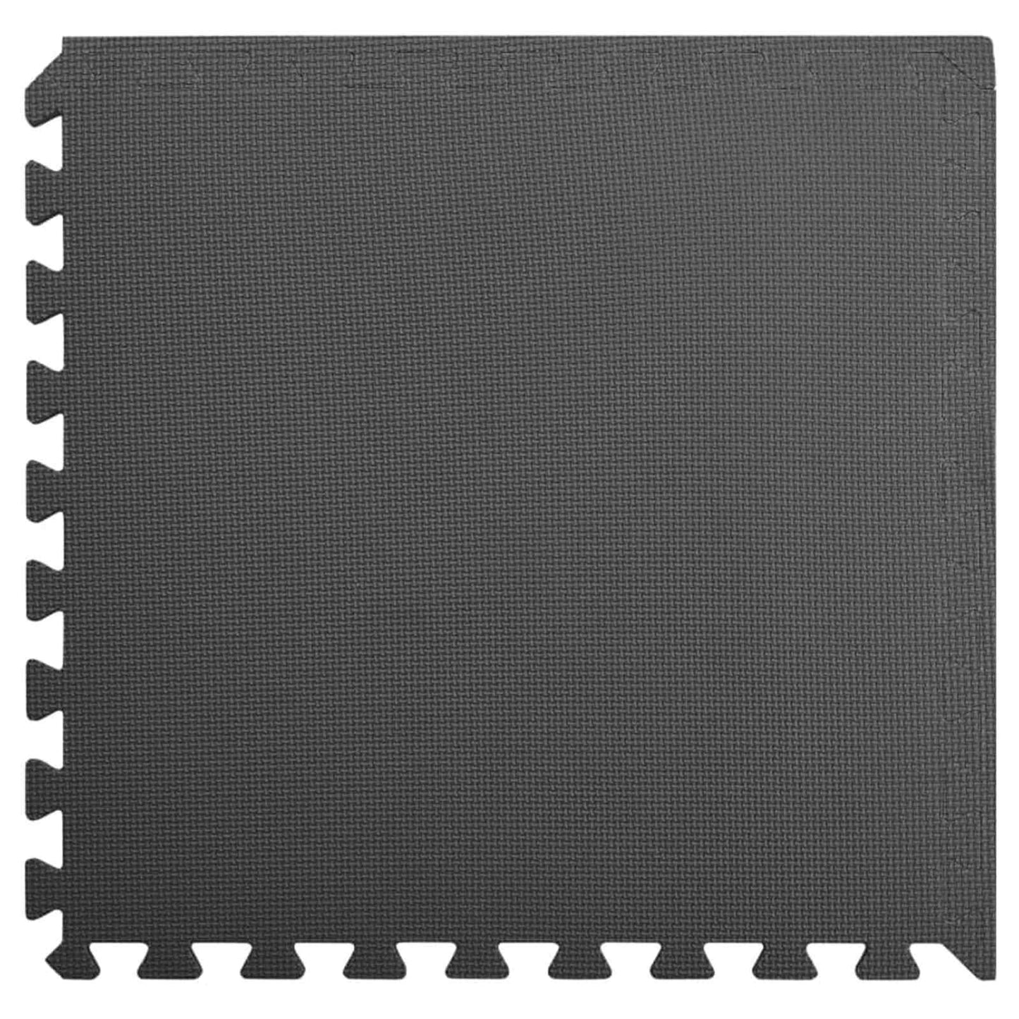 vidaXL Στρώματα Γυμναστικής Παζλ 12 pcs Μαύρο 4,32 τ.μ. Φελιζόλ EVA