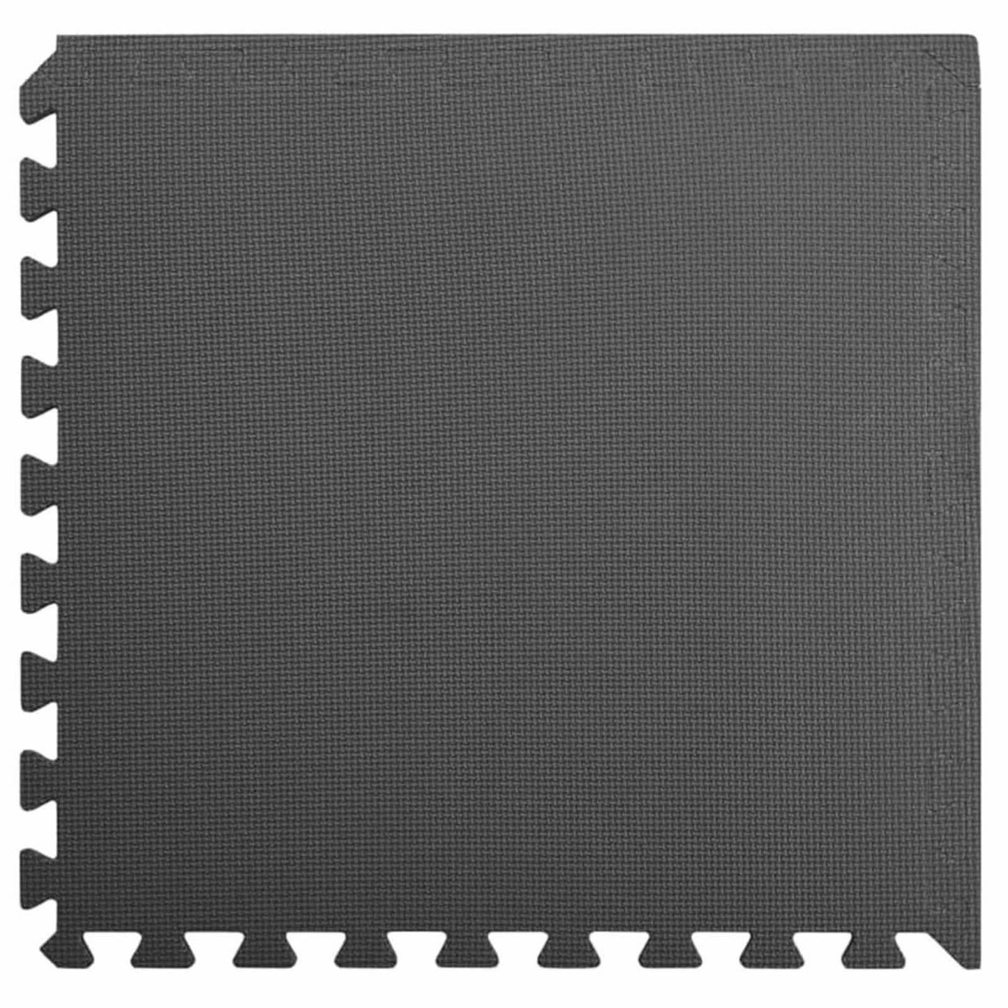 vidaXL Χαλάκι για Πισίνα 24 pcs Μαύρο 8,64 τ.μ. Φελιζόλ EVA