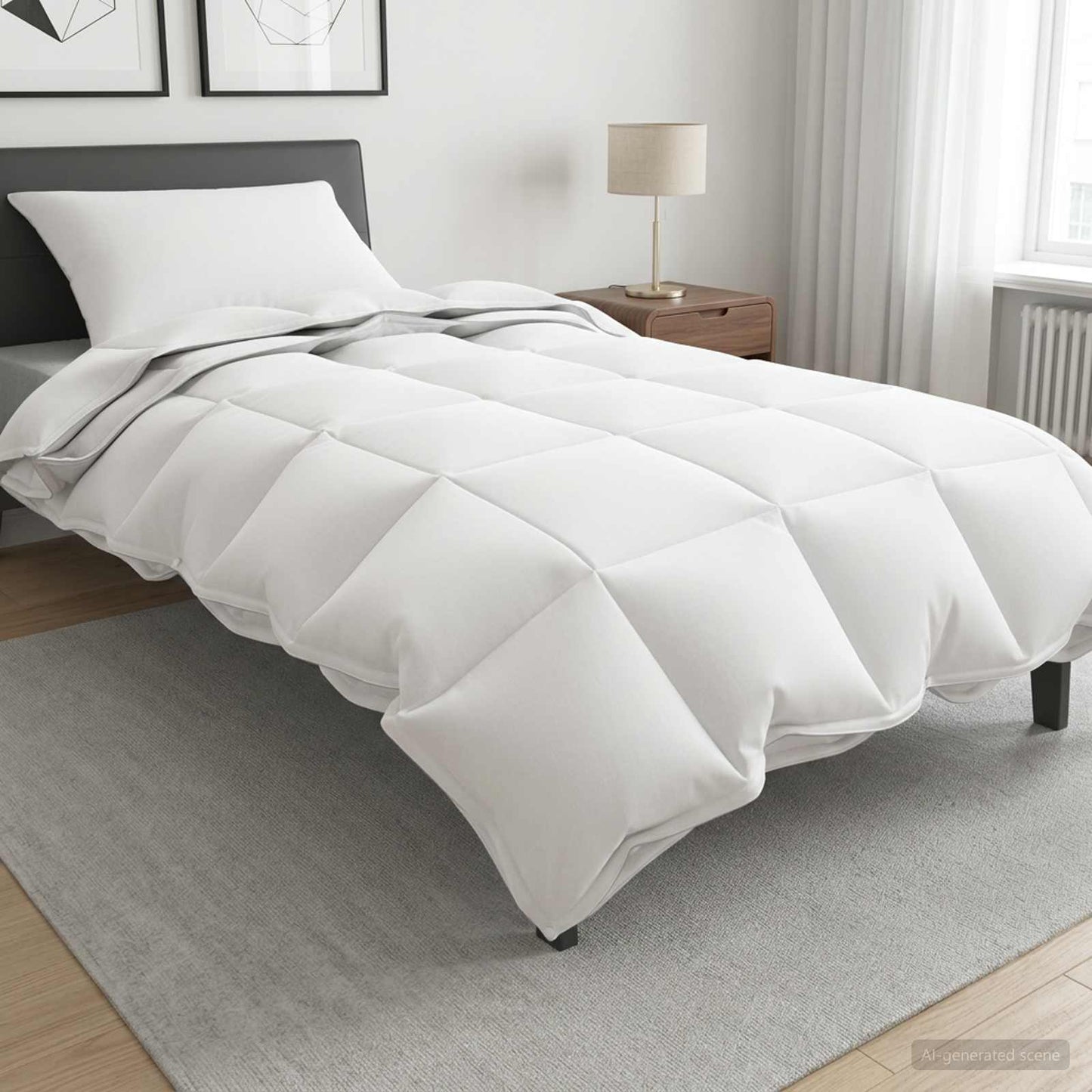 vidaXL Καθολική Ρύθμιση Παπλώματος 2 τμχ. 135 x 200 cm Όλες οι εποχές