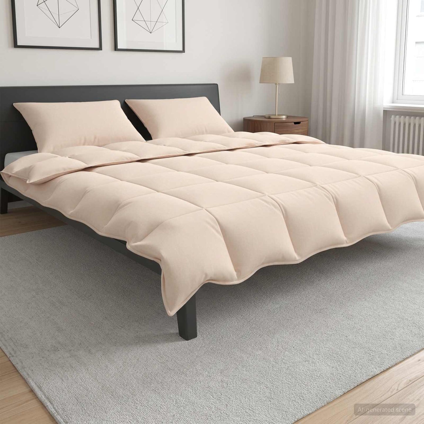 vidaXL Σετ Παπλωμάτων 2 τμχ. 200 x 200 cm Όλες οι εποχές Ίνα Καπόκ