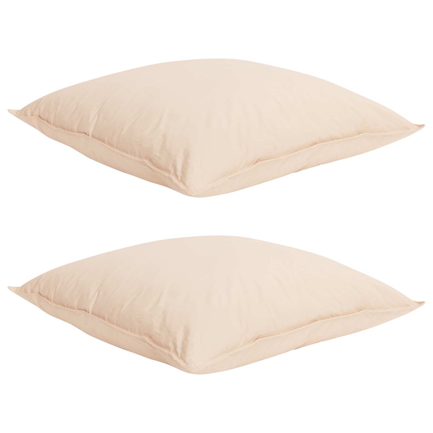 vidaXL Σετ Παπλωμάτων 2 τμχ. 260 x 220 εκ. 250 gsm Φυσικός Καπόκ Μπεζ