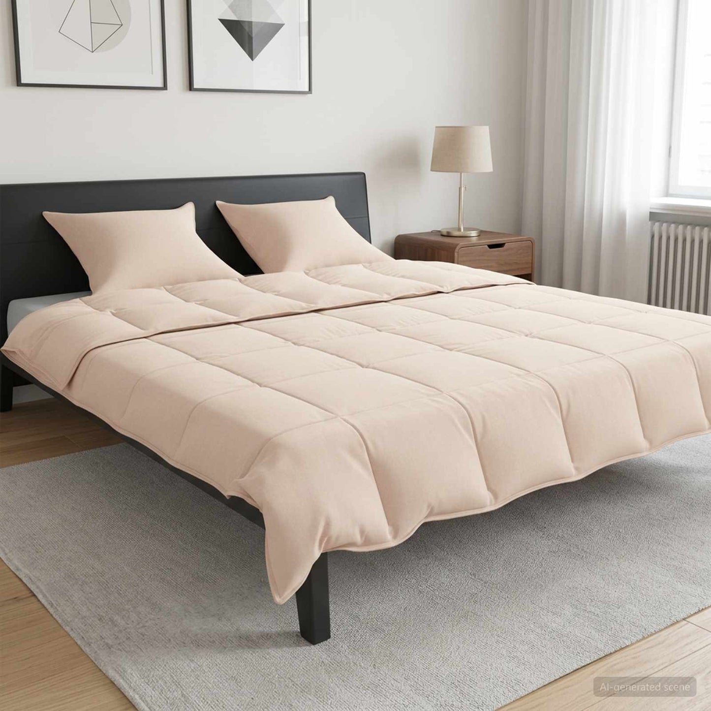vidaXL Σετ Παπλωμάτων 2 τμχ. 200 x 220 cm Όλες οι εποχές Ίνα Καπόκ