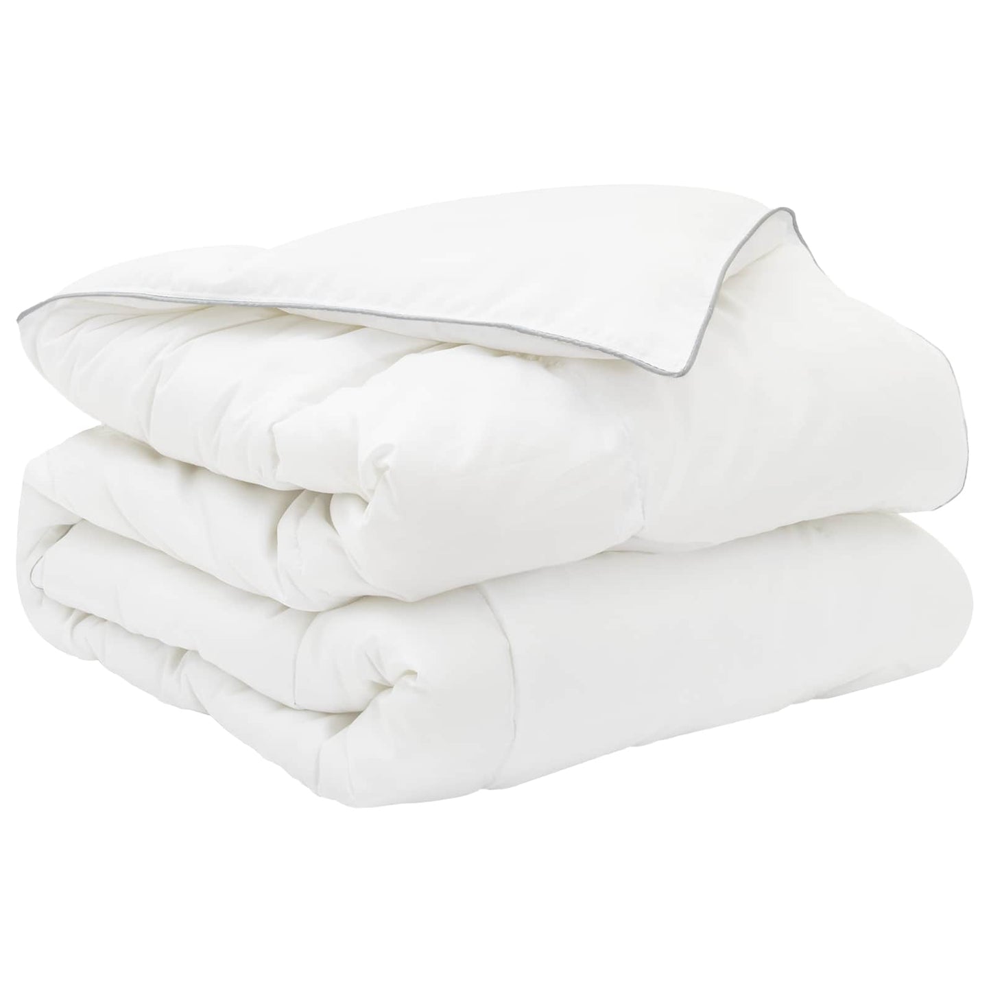 vidaXL Σετ Παπλωμάτων 3 τμχ. Λευκό Ίνες μπαμπού