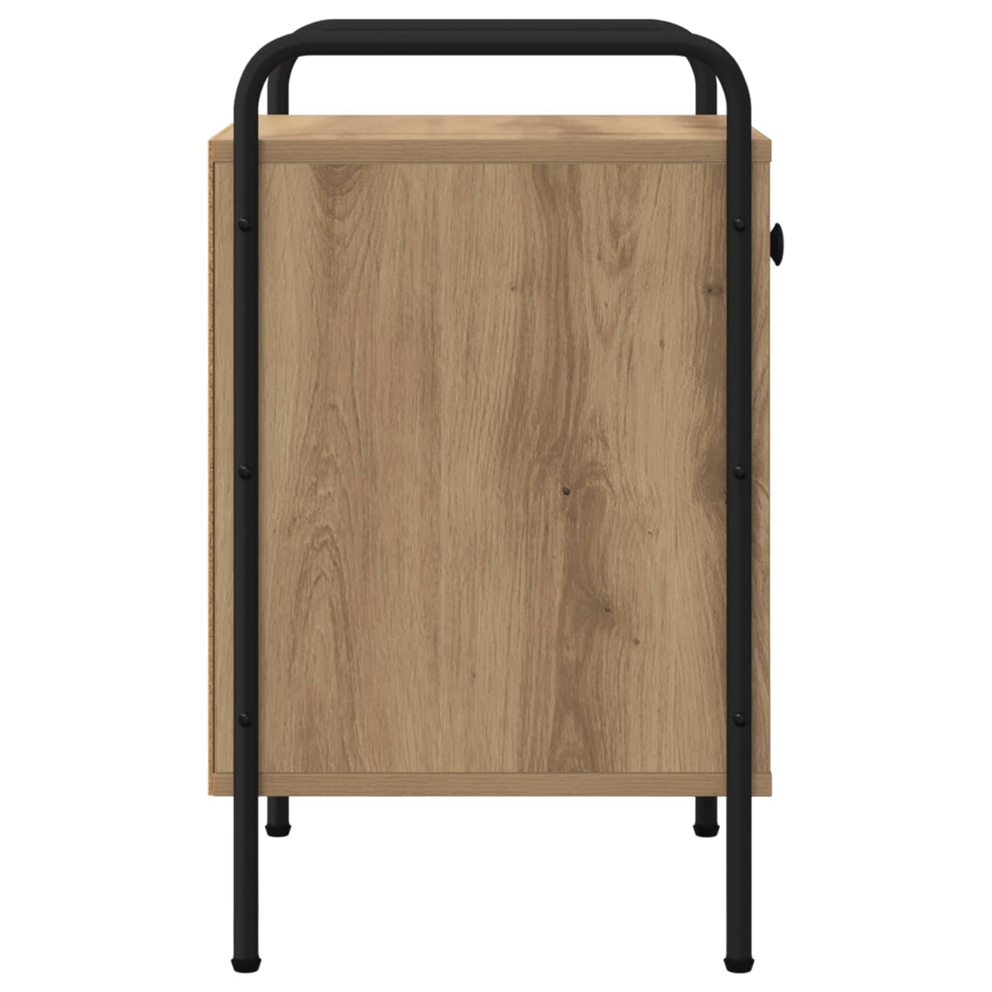 vidaXL Κομοδίνο Artisan Δρυς 35 x 36,5 x 61 εκ Επεξεργασμένο Ξύλο