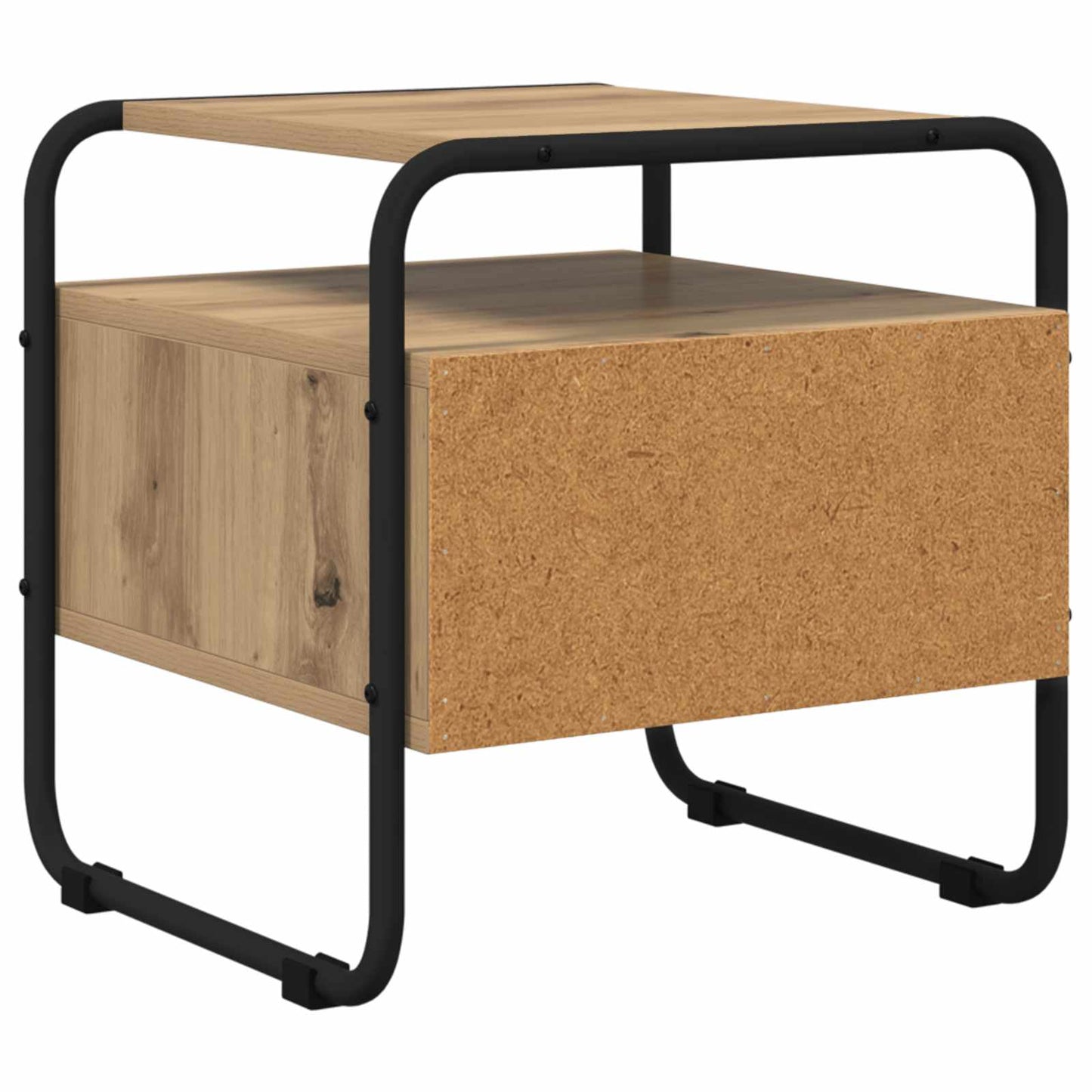 vidaXL Κομοδίνο Artisan Δρυς 40 x 39,5 x 40 εκ Επεξεργασμένο Ξύλο