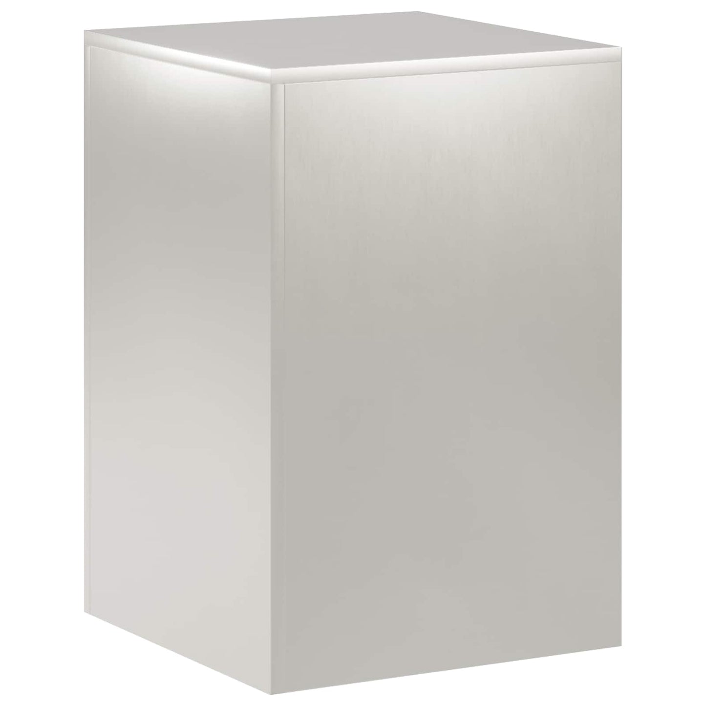 vidaXL Βάση φυτών Ασημί 40 x 40 x 60 cm Ατσάλι
