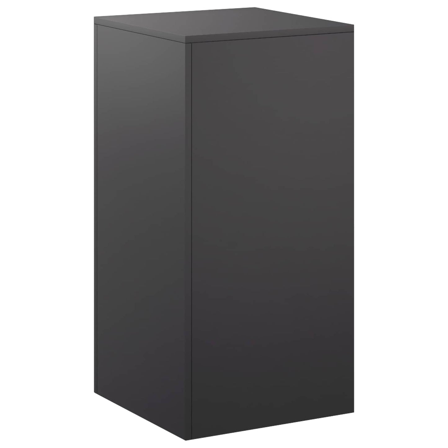 vidaXL Βάση φυτών Μαύρο 40 x 40 x 80 cm Ατσάλι