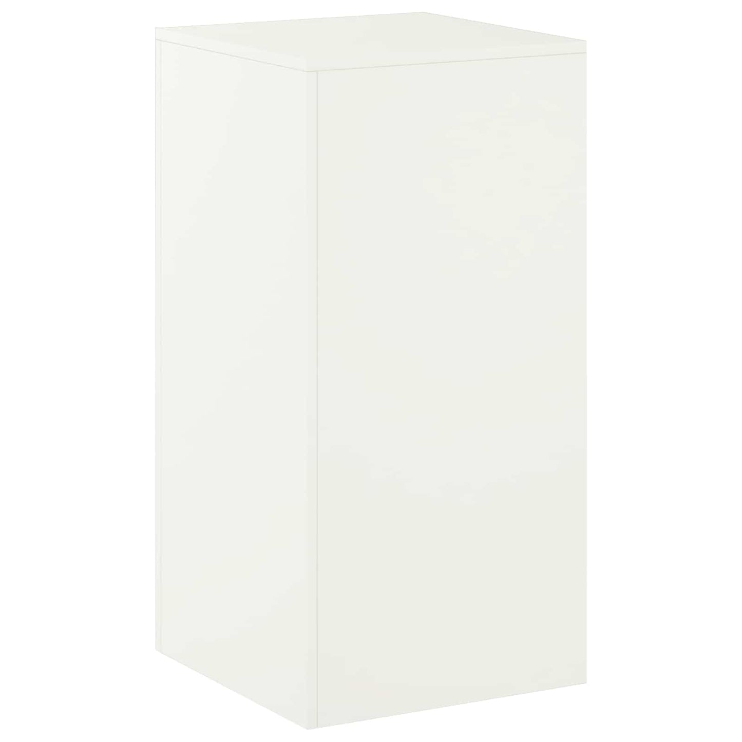 vidaXL Βάση φυτών Λευκό 40 x 40 x 80 cm Ατσάλι