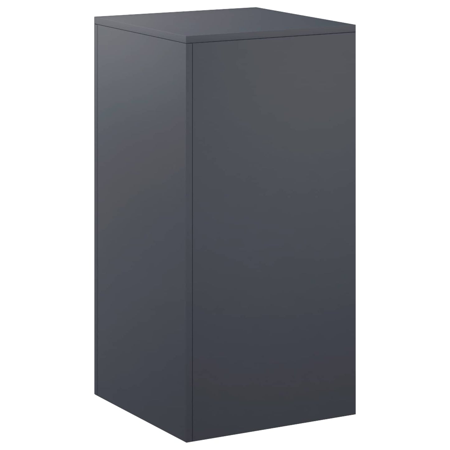 vidaXL Βάση φυτών Ανθρακί 40 x 40 x 80 cm Ανοξείδωτο Ατσάλι