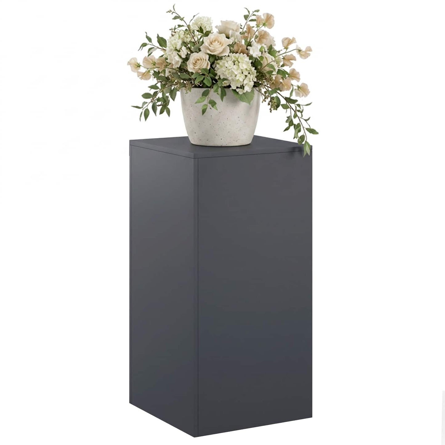 vidaXL Βάση φυτών Ανθρακί 40 x 40 x 80 cm Ανοξείδωτο Ατσάλι