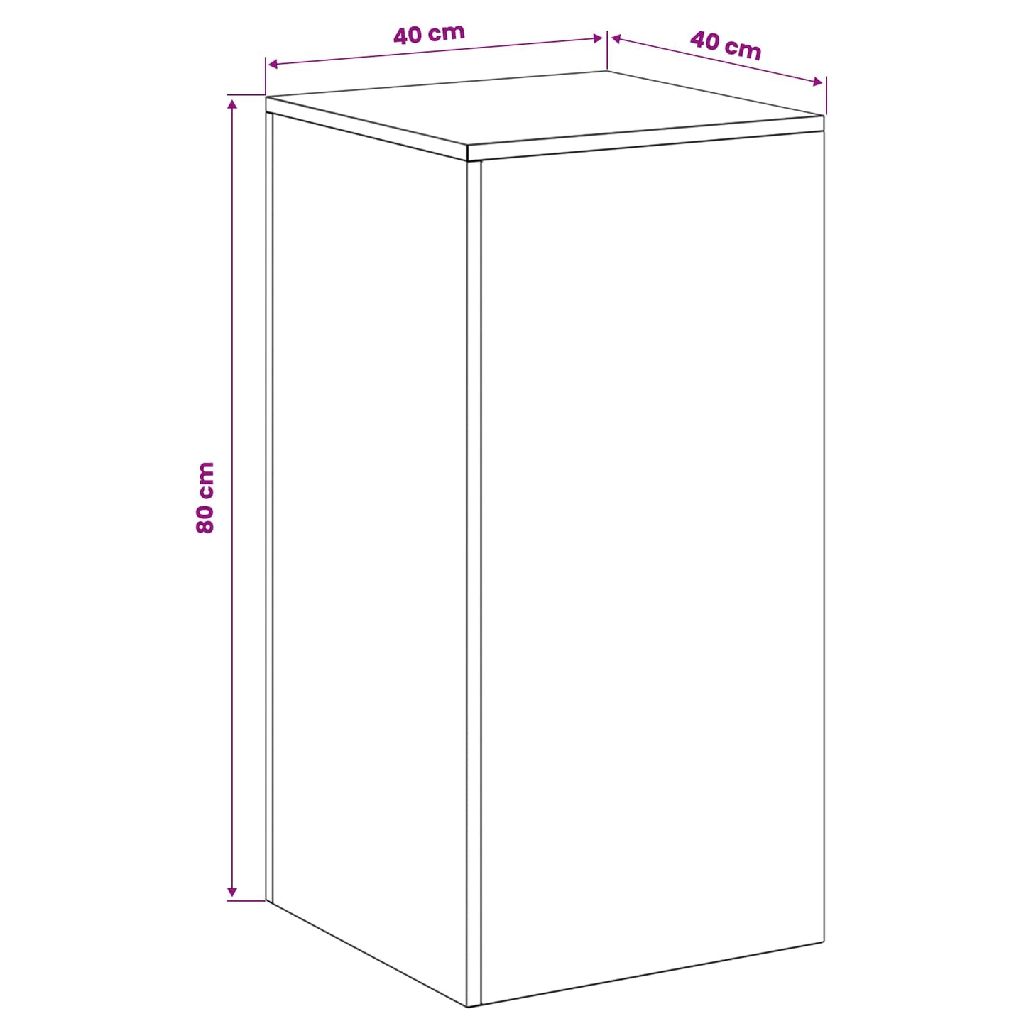 vidaXL Βάση φυτών 2 pcs Ανθρακί 40 x 40 x 80 cm Γαλβανισμένος Χάλυβας