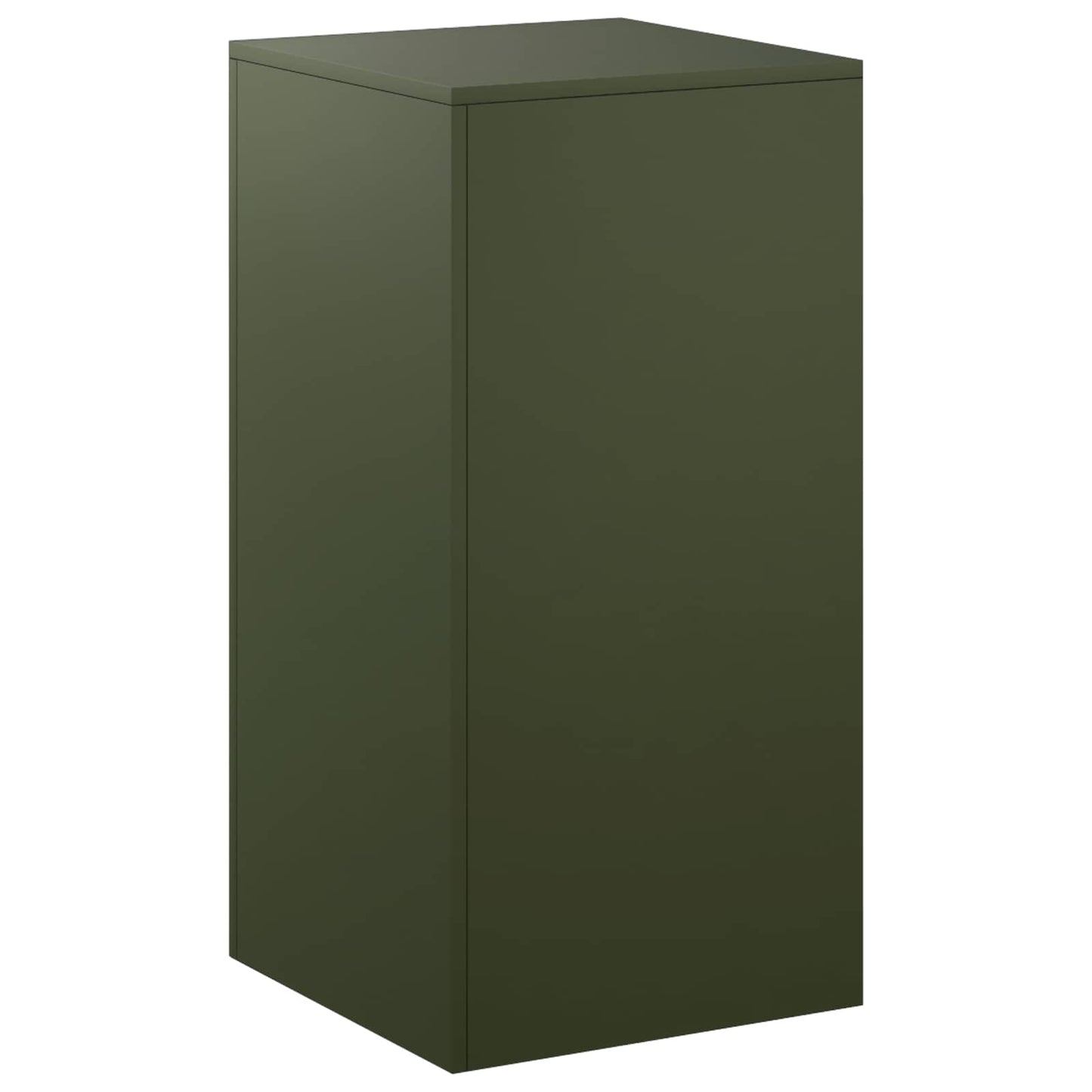 vidaXL Βάση φυτών Λαδί 40 x 40 x 80 cm Ατσάλι Σκληρυθέν στον Αέρα