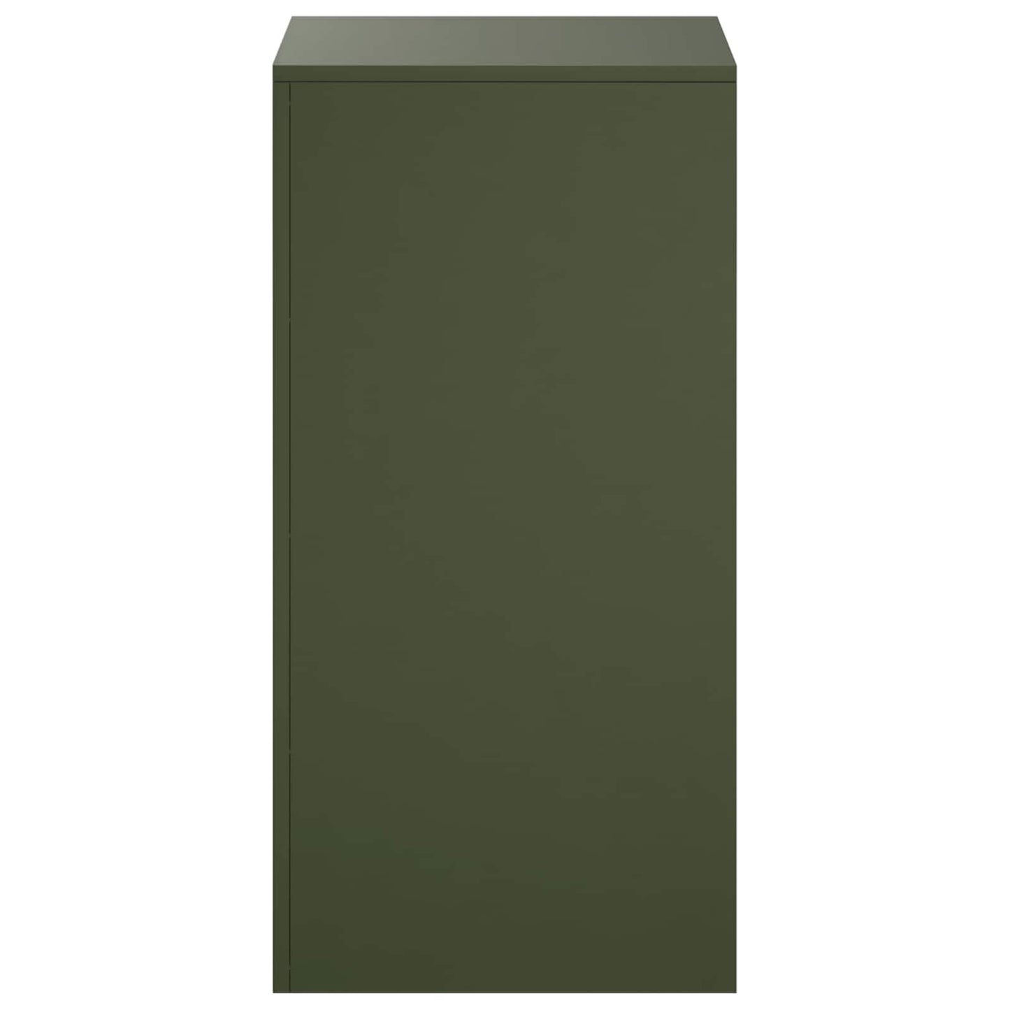 vidaXL Βάση φυτών Λαδί 40 x 40 x 80 cm Ατσάλι Σκληρυθέν στον Αέρα