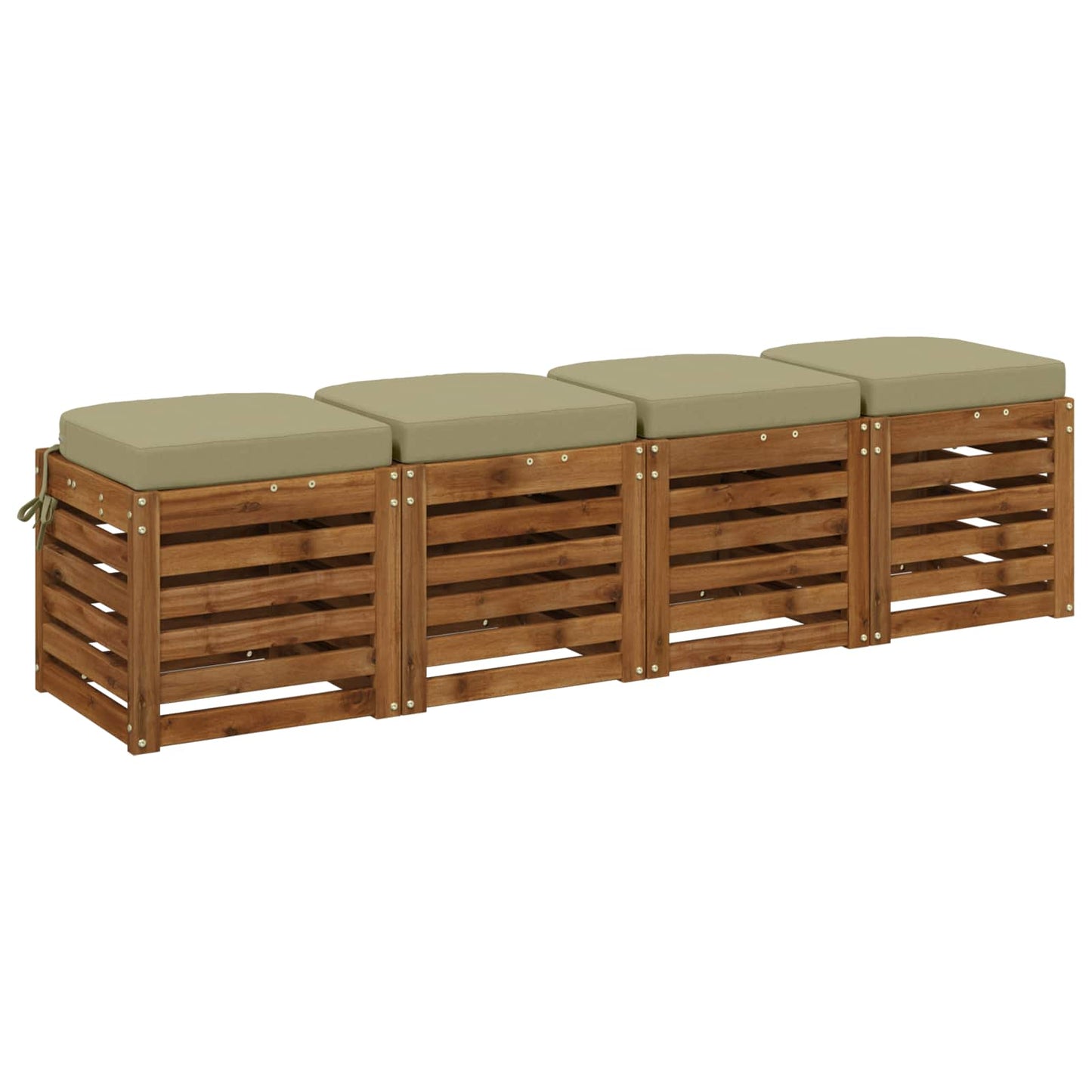 vidaXL Σετ Μαξιλαριών 4 Τεμαχίων SOEST 4 pcs 100% Πολυεστέρας