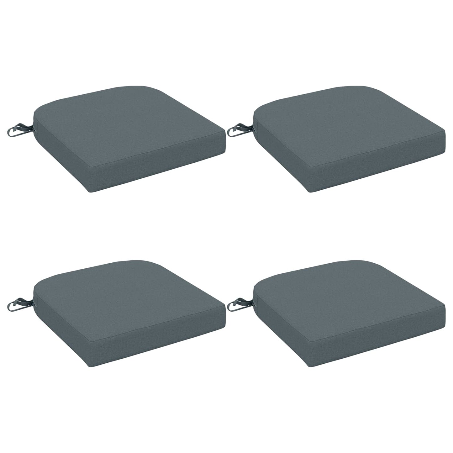 vidaXL Σετ Μαξιλαριών 4 Τεμαχίων SOEST 4 pcs 100% Πολυεστέρας Μπλε