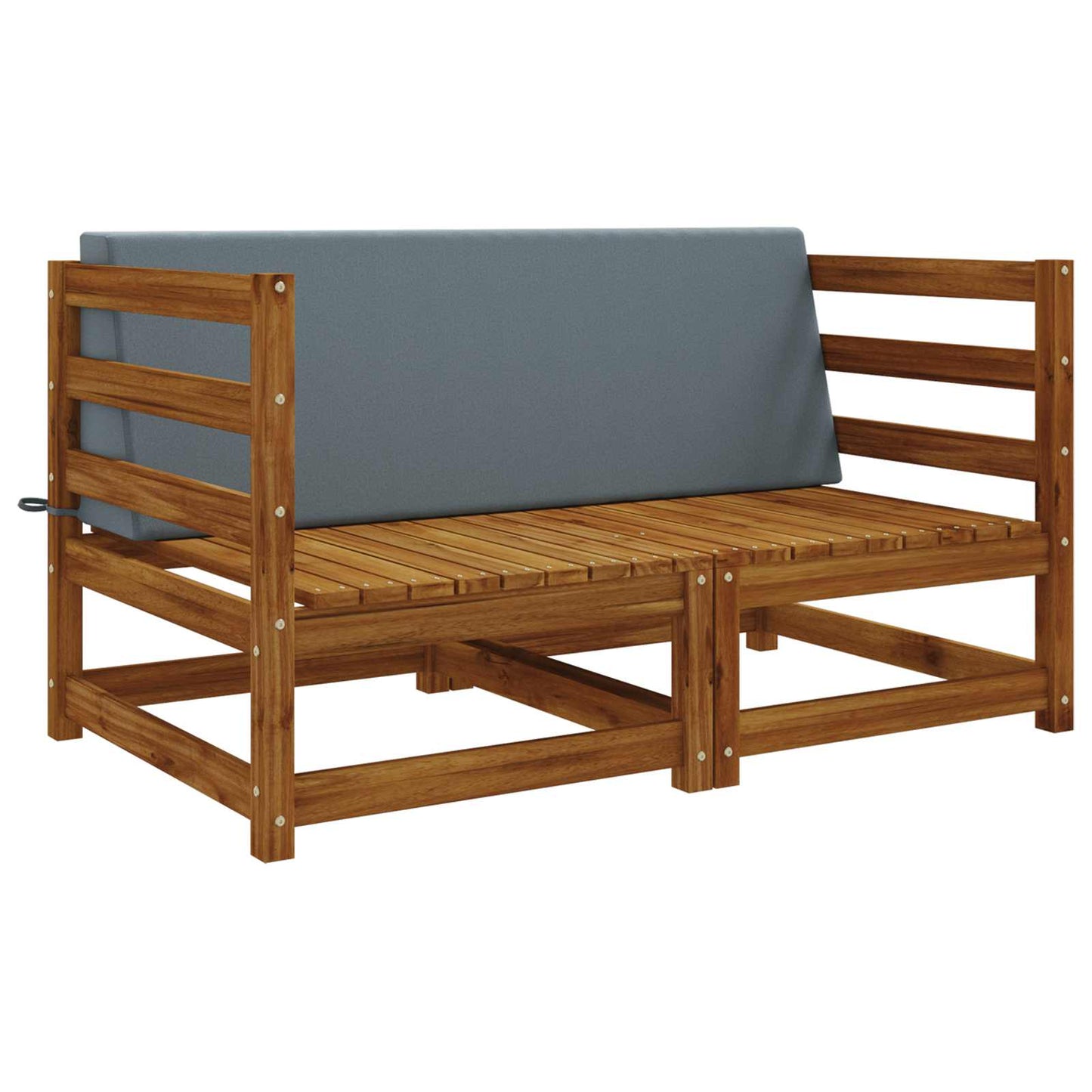 vidaXL Μαξιλάρι πλάτης SOEST 100% Πολυεστέρας Μπλε 120 x 20 x 40 cm