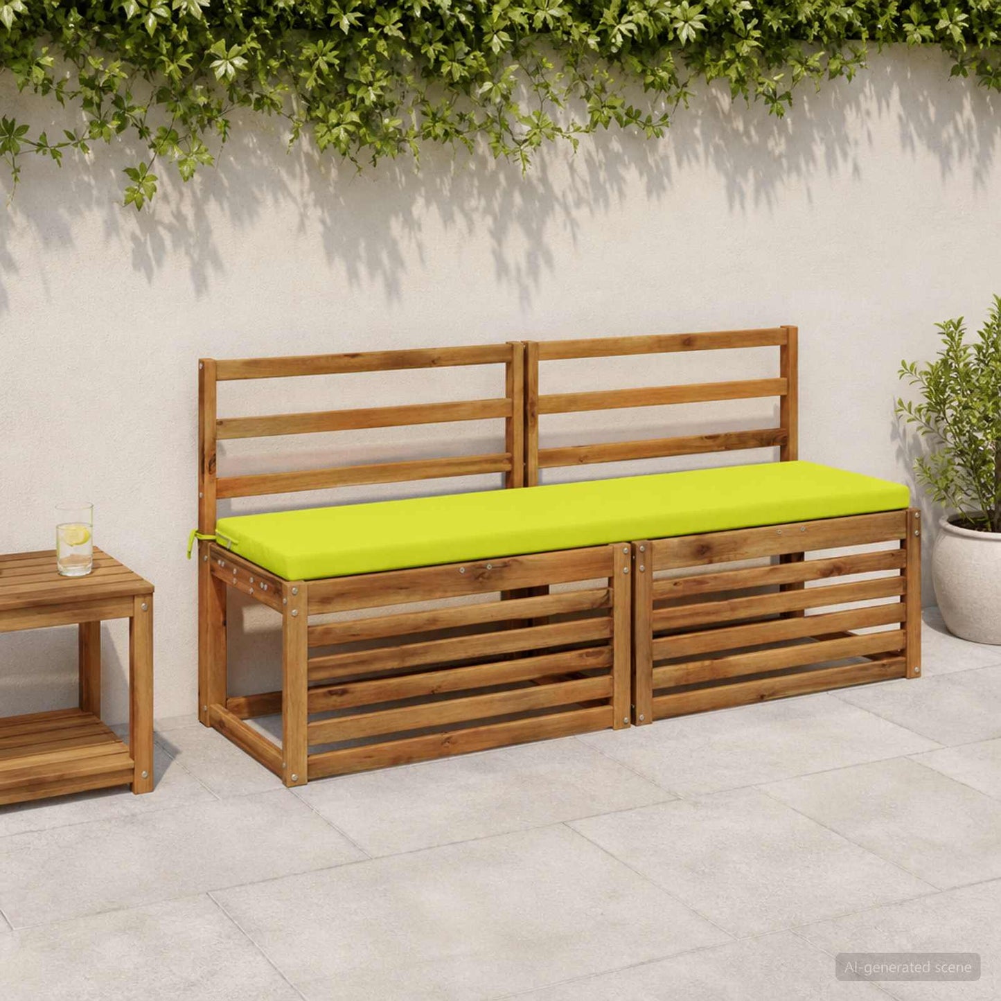 vidaXL Μαξιλάρια Πάγκου 2 Τεμαχίων SOEST 100% Πολυεστέρας
