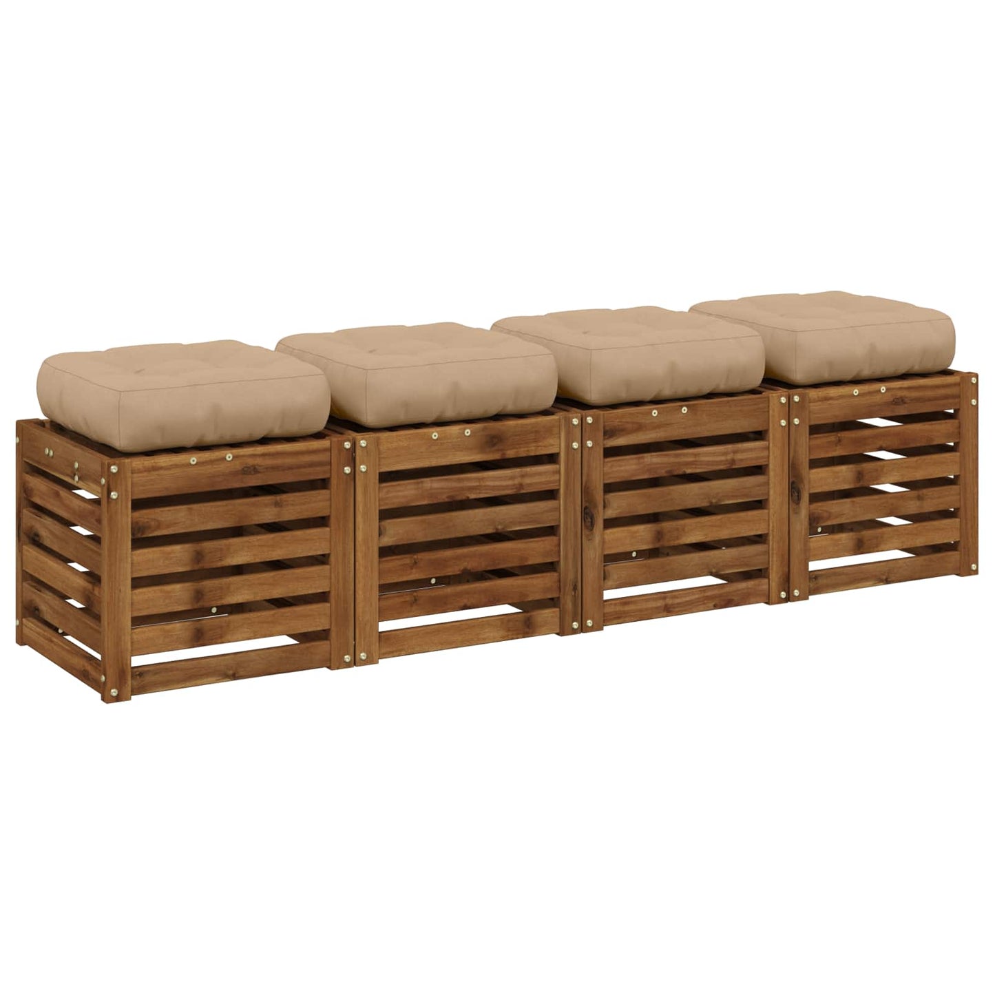 vidaXL Μαξιλάρια καθιστικού 4 κομματιών VIANEN 4 pcs 100% Πολυεστέρας
