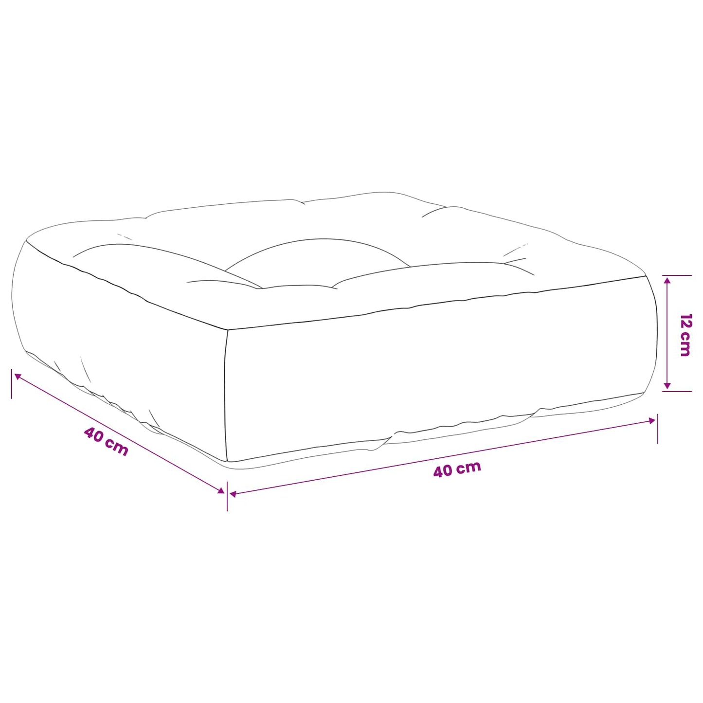 vidaXL Μαξιλάρια καθιστικού 4 κομματιών VIANEN 4 pcs 100% Πολυεστέρας