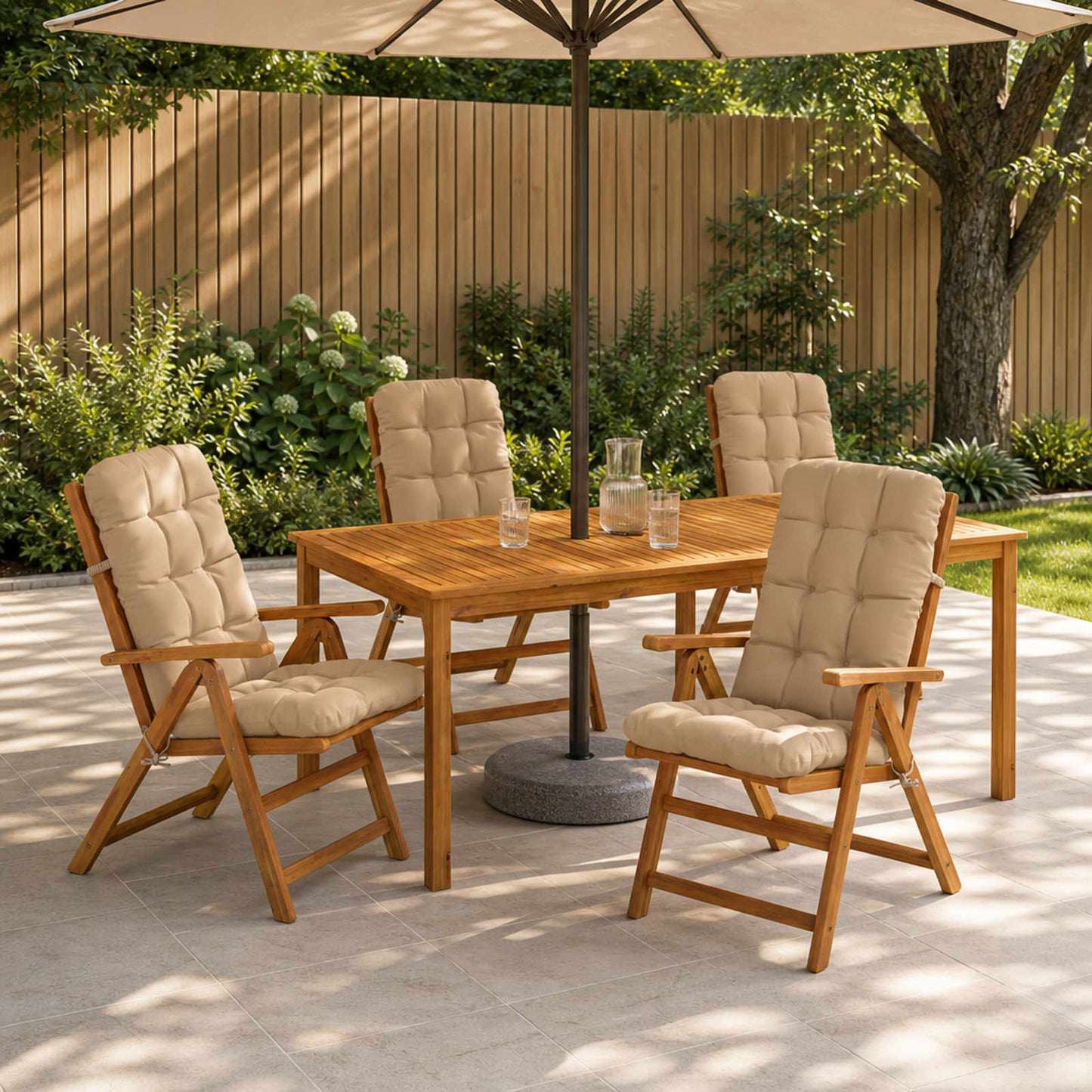 vidaXL Σέτ Μαξιλαριών Υψηλής Πλάτης 6 Τεμαχίων VIANEN 100% Πολυεστέρας