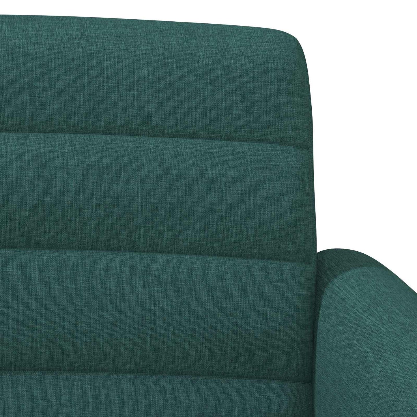 vidaXL Love seat με κουμπιά Σκούρο Πράσινο 116 x 67 x 80 εκ. Ύφασμα