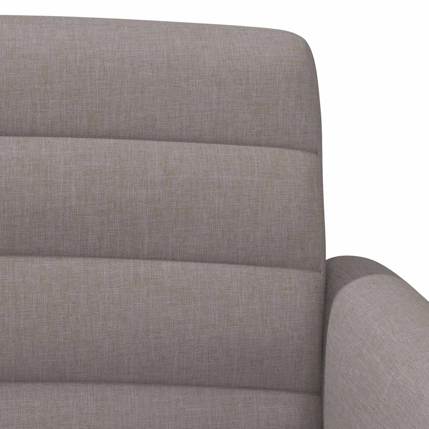vidaXL Love seat με κουμπιά Taupe 116 x 67 x 80 εκ. Ύφασμα