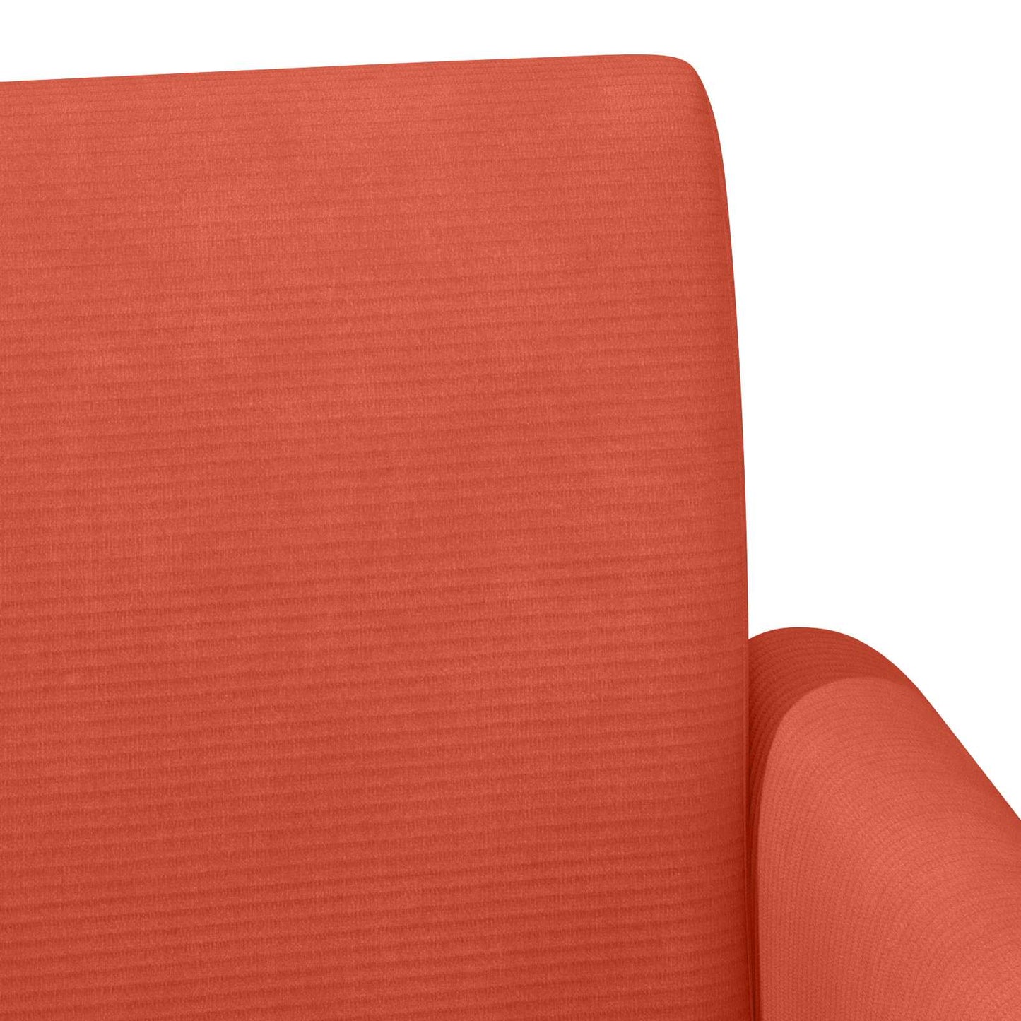 vidaXL Love seat με κουμπιά Κόκκινο Πορτοκαλί 116 x 67 x 81 εκ