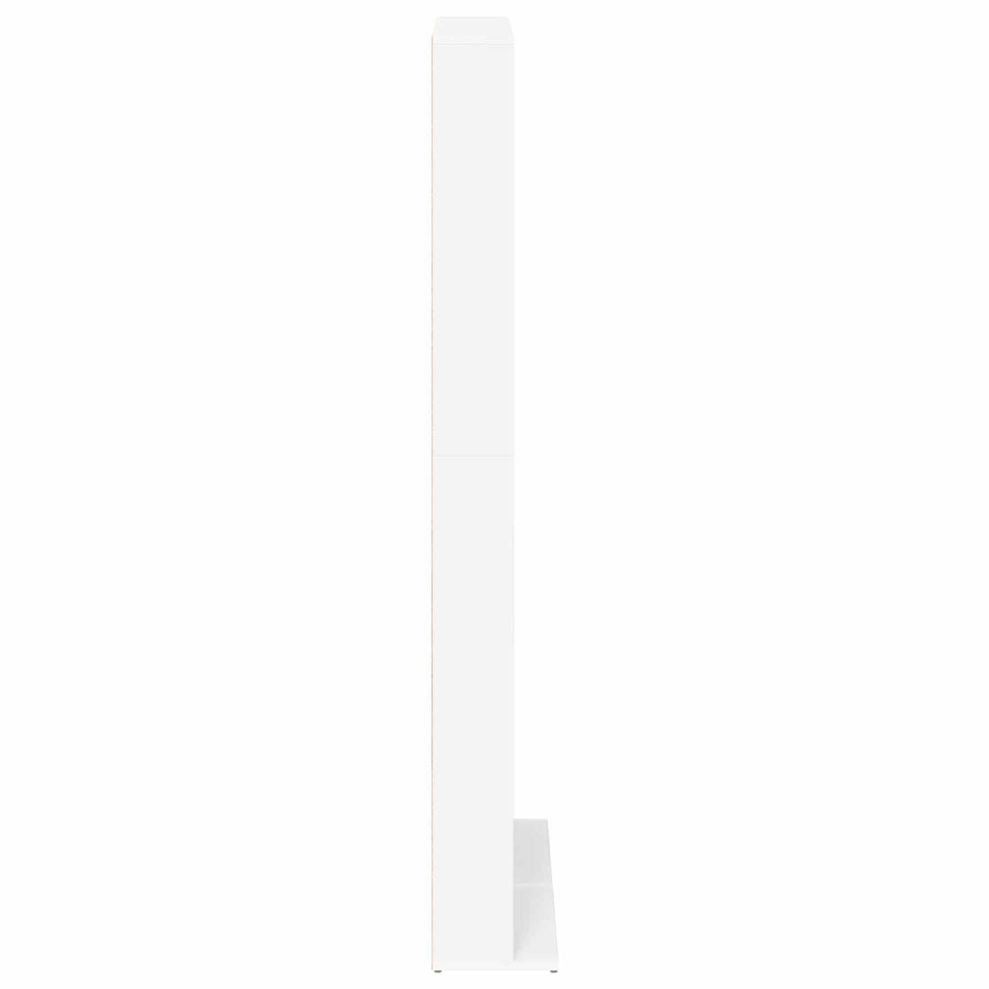 vidaXL Ντουλάπα CD Λευκό 65 x 23,5 x 175 εκ. Επεξεργασμένο Ξύλο