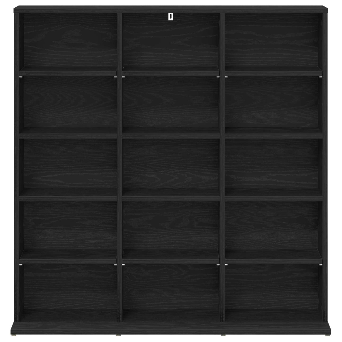 vidaXL Ντουλάπα CD Μαύρη Δρυς 96 x 23,5 x 97,5 εκ. Επεξεργασμένο Ξύλο