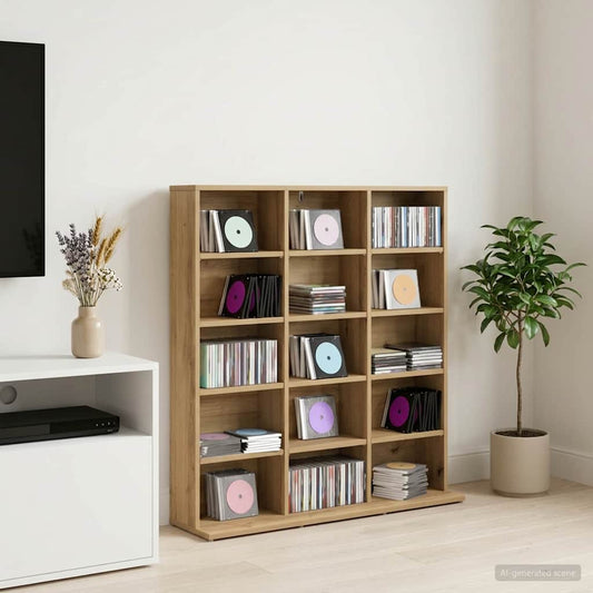 vidaXL Ντουλάπα CD Artisan Δρυς 96 x 23,5 x 97,5 εκ.