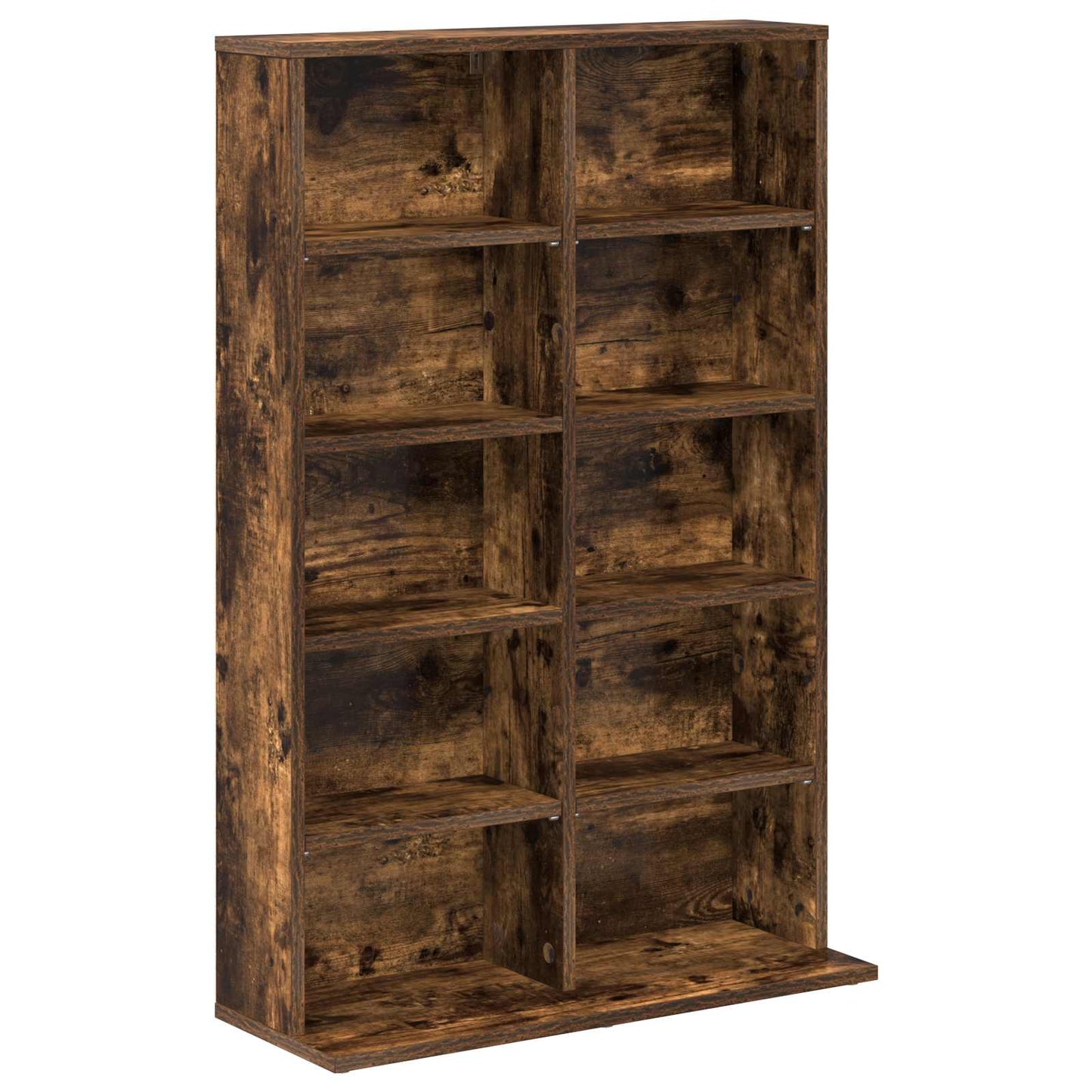 vidaXL Ντουλάπα CD Καπνισμένο Ξύλο Δρυός 65 x 23,5 x 97,5 εκ.