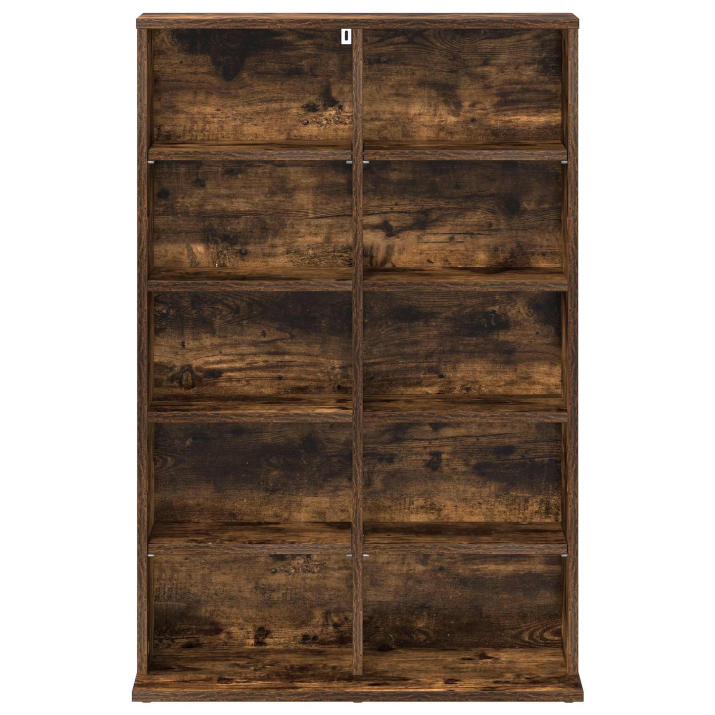 vidaXL Ντουλάπα CD Καπνισμένο Ξύλο Δρυός 65 x 23,5 x 97,5 εκ.
