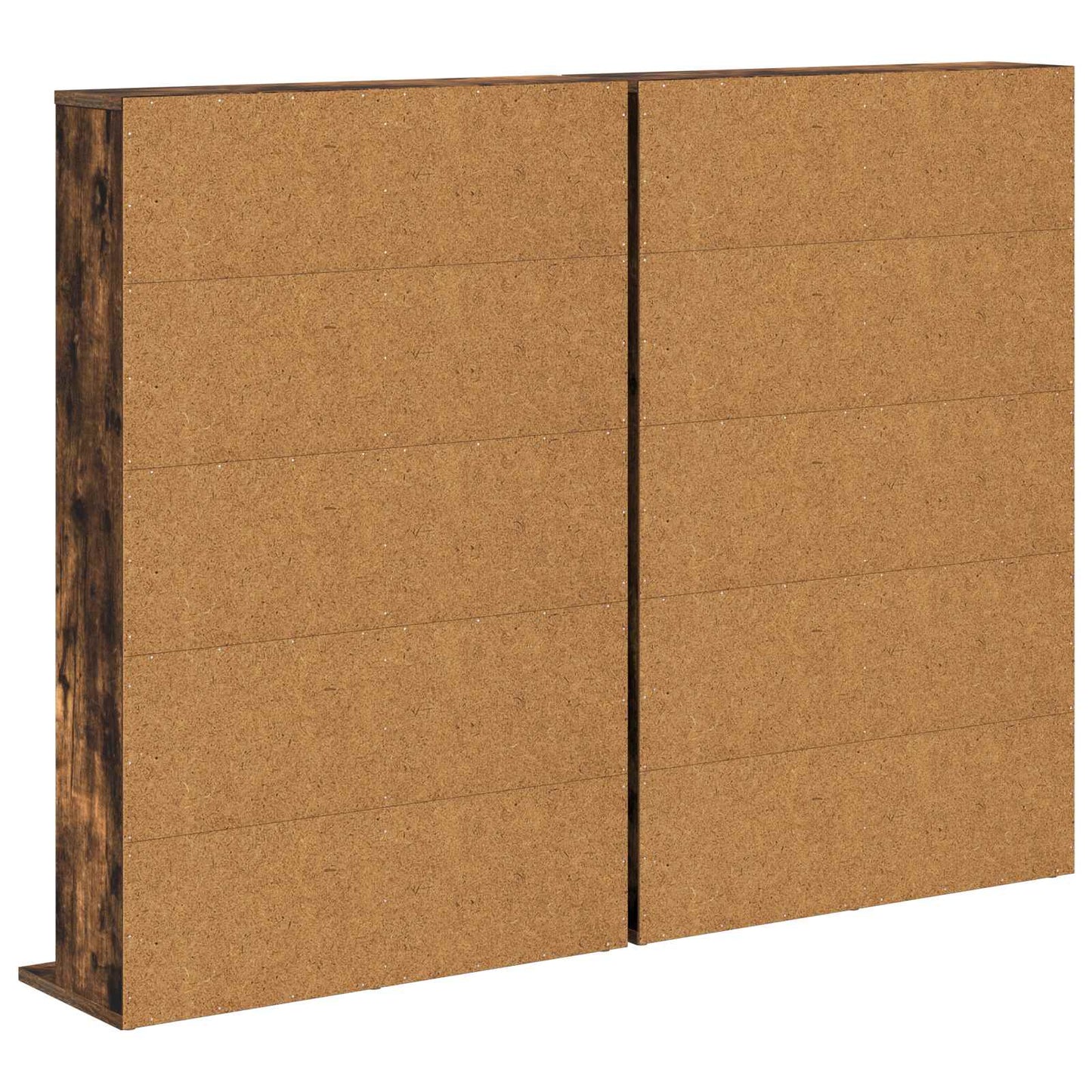 vidaXL Ντουλάπα CD 2 τμχ. Καπνισμένο Ξύλο Δρυός 65 x 23,5 x 97,5 εκ.