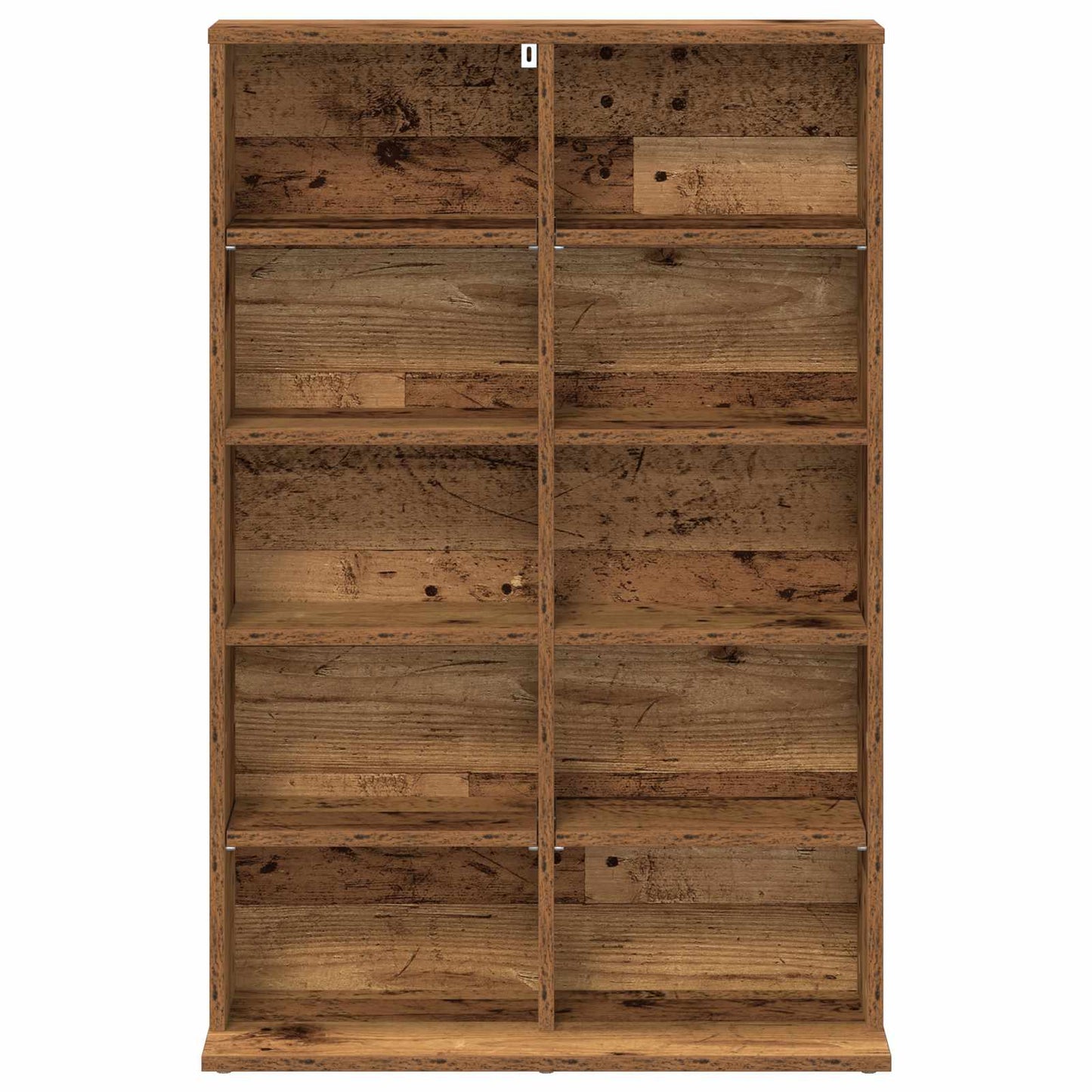vidaXL Ντουλάπα CD Παλαιωμένο ξύλο 65 x 23,5 x 97,5 εκ.