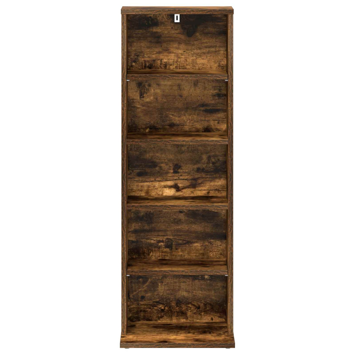 vidaXL Ντουλάπα CD Καπνισμένο Ξύλο Δρυός 33 x 23,5 x 97,5 εκ.