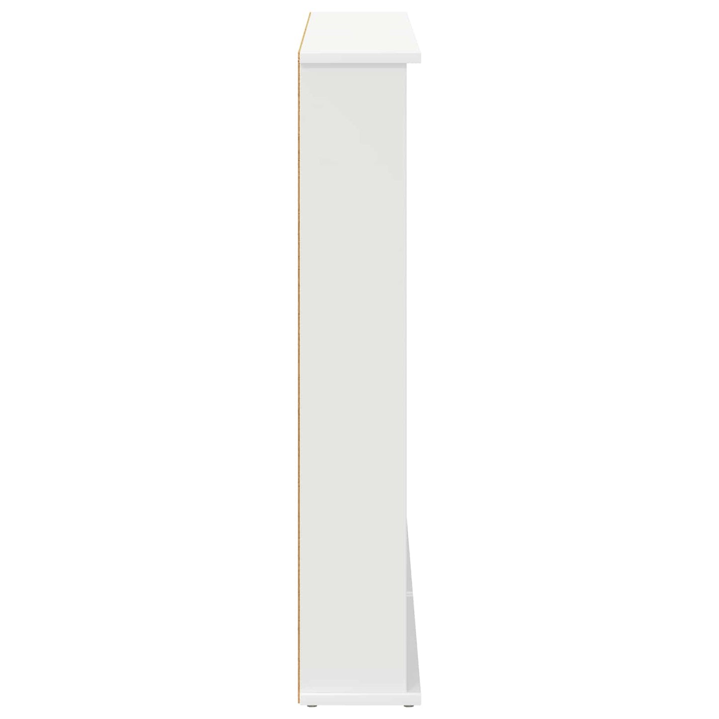vidaXL Ντουλάπα CD 2 τμχ. Λευκό 60 x 17 x 92 εκ. Επεξεργασμένο Ξύλο