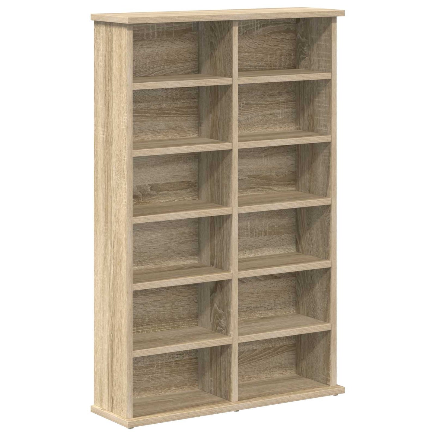 vidaXL Ντουλάπα CD Sonoma Δρυς 60 x 17 x 92 εκ. Επεξεργασμένο Ξύλο