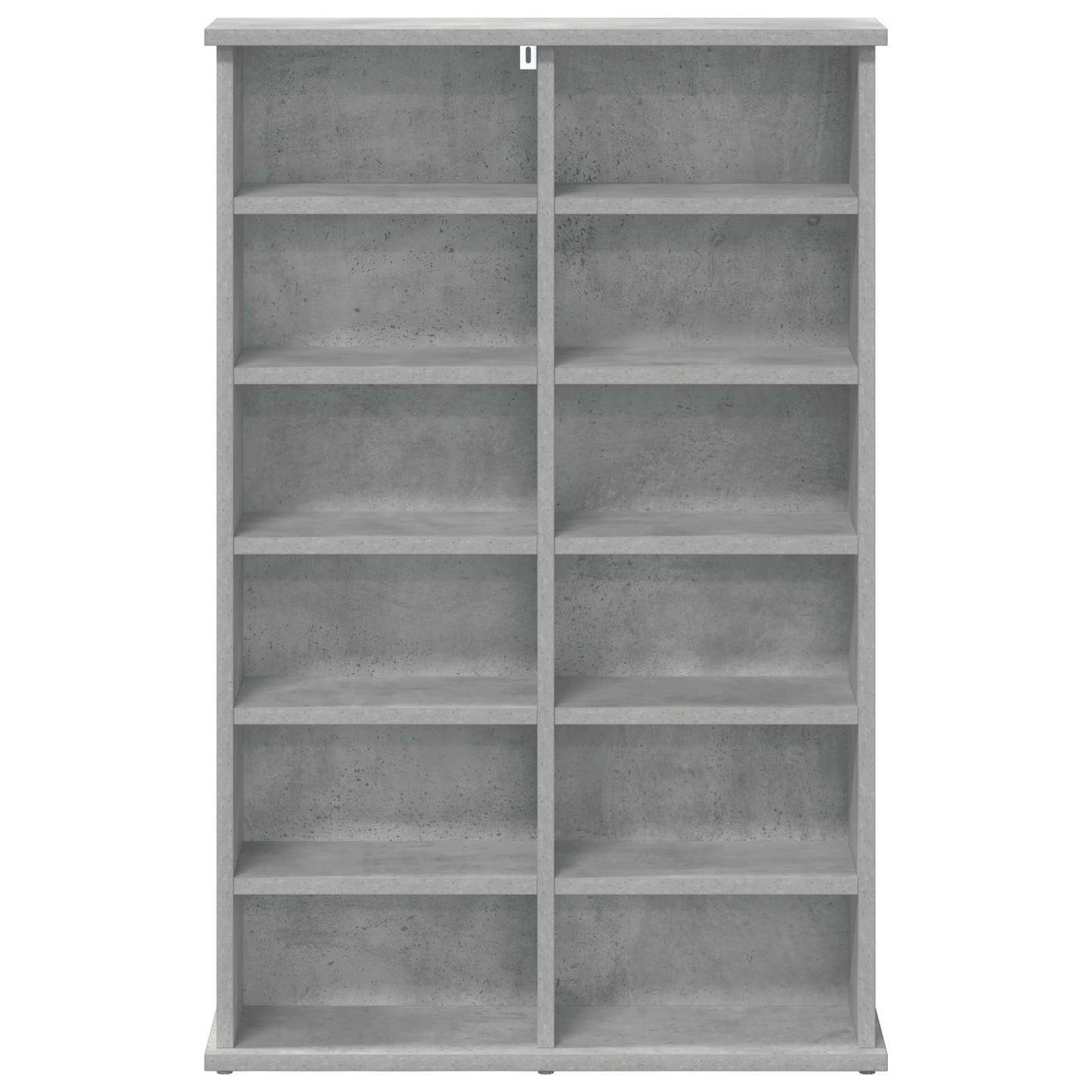 vidaXL Ντουλάπα CD Γκρι Σκυροδέματος 60 x 17 x 92 εκ.