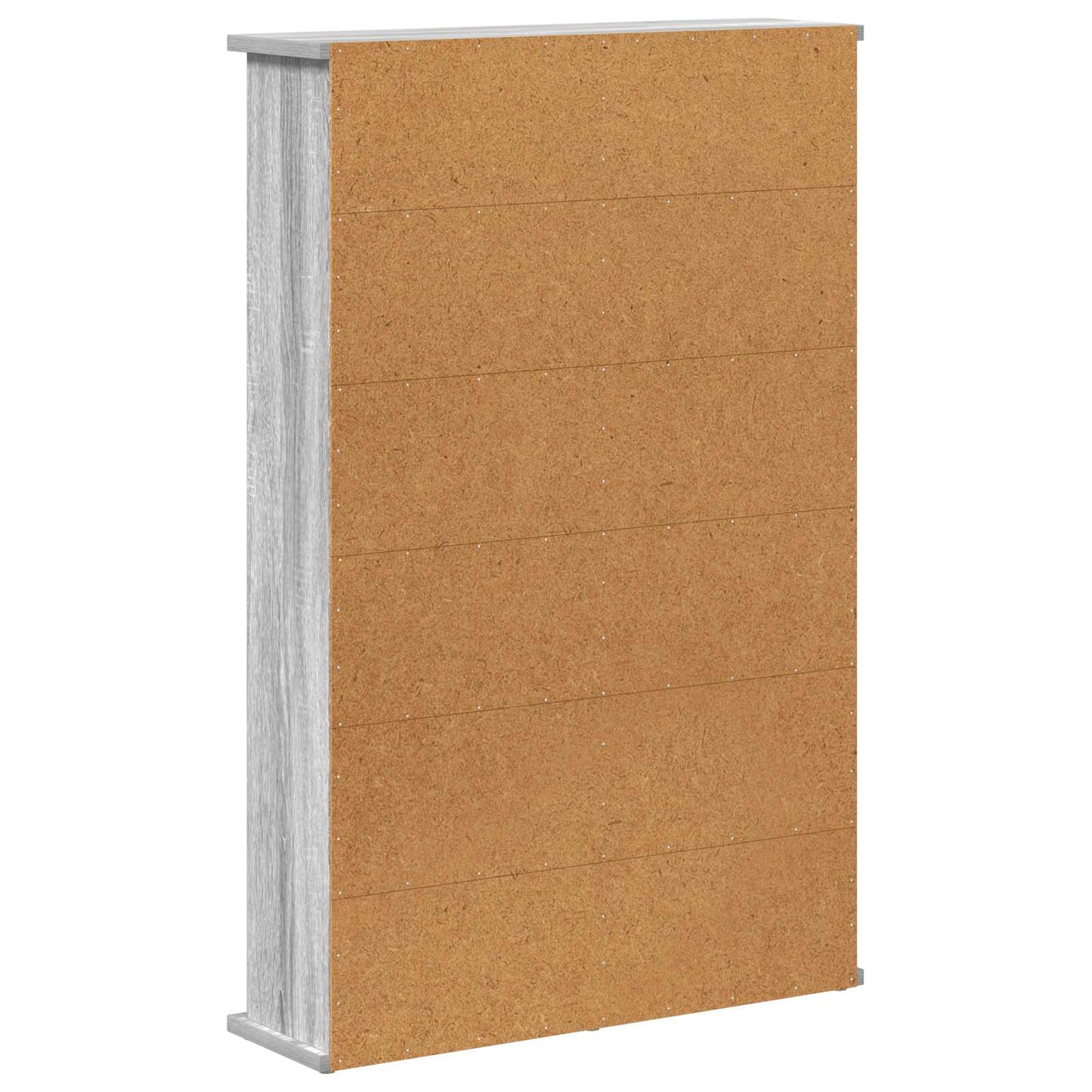 vidaXL Ντουλάπα CD Γκρι Sonoma 60 x 17 x 92 εκ. Επεξεργασμένο Ξύλο