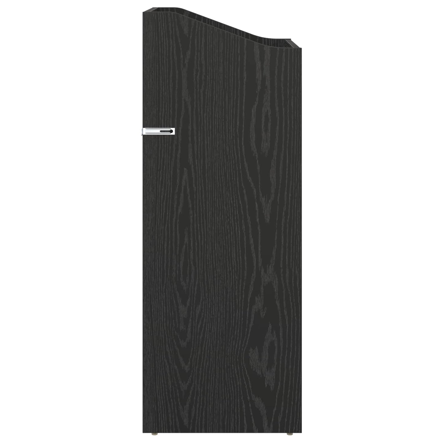 vidaXL Ντουλάπι δίσκων βινυλίου Μαύρη Δρυς 36 x 36 x 95,5 εκ