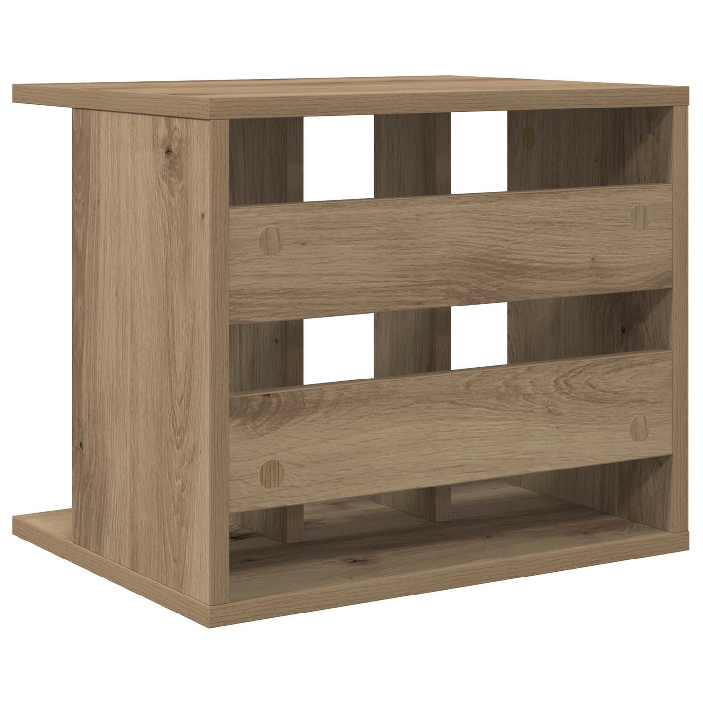 vidaXL Αποθήκευση Βινυλίου Artisan Δρυς 42 x 33 x 36 εκ.