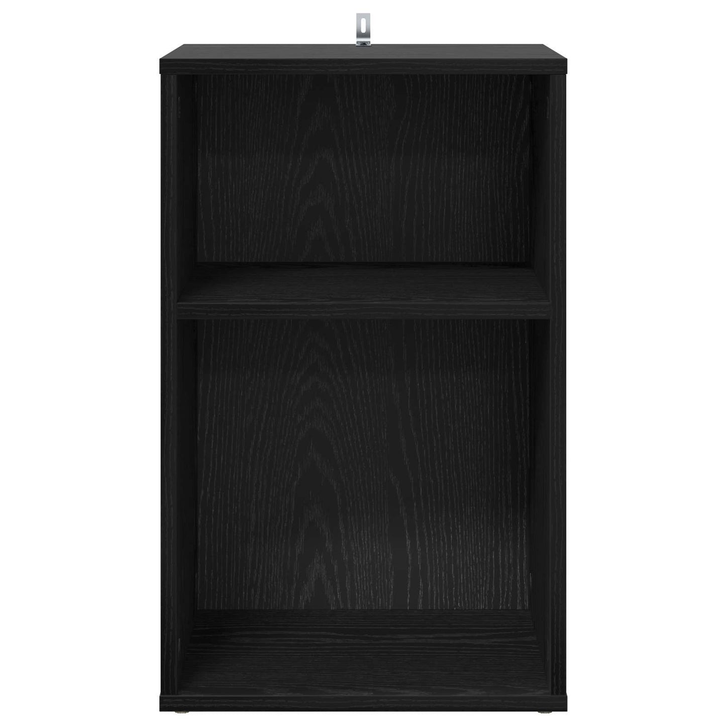 vidaXL Ντουλάπι δίσκων βινυλίου Μαύρη Δρυς 38 x 33 x 61 εκ
