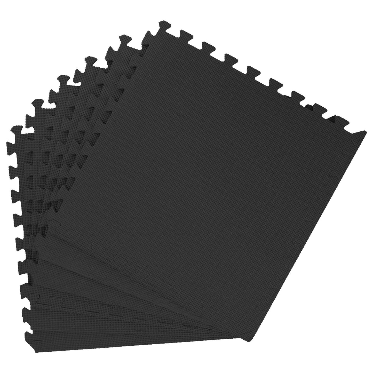 vidaXL Πατάκια 40 pcs Μαύρο 14,4 τ.μ. Φελιζόλ EVA