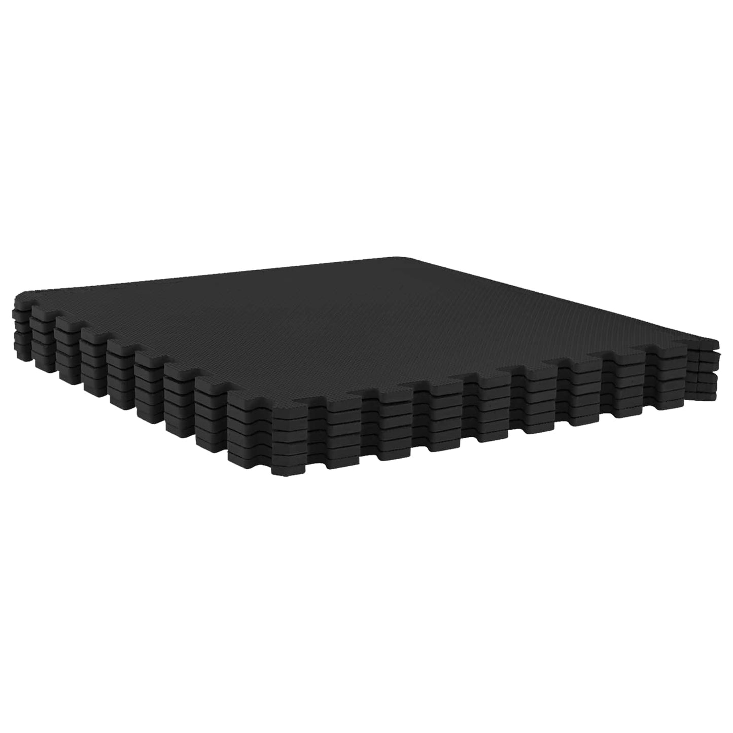 vidaXL Πατάκια 40 pcs Μαύρο 14,4 τ.μ. Φελιζόλ EVA
