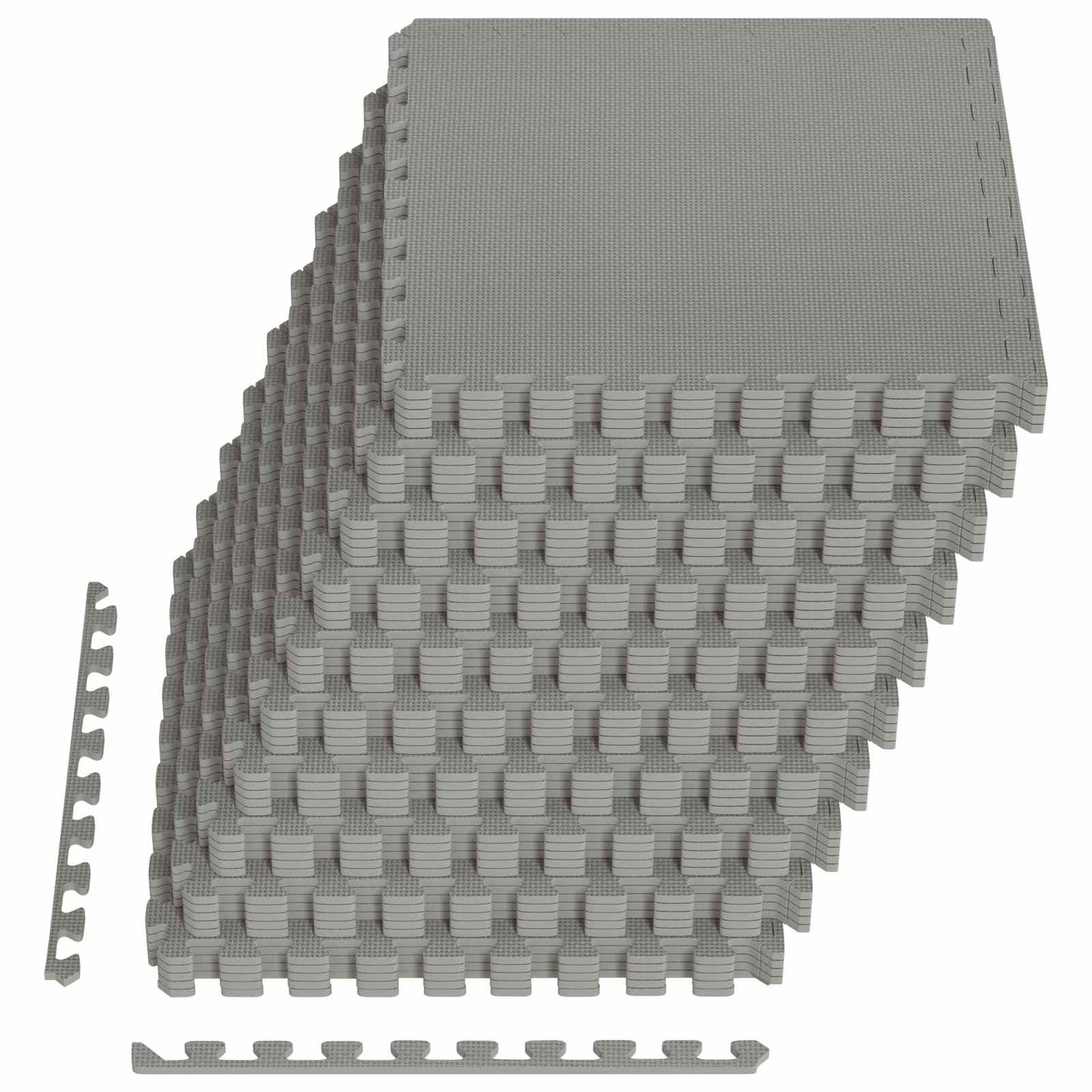 vidaXL Πατάκια 40 pcs Γκρι 14,4 τ.μ. Φελιζόλ EVA