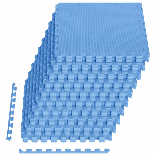 vidaXL Πατάκια 40 pcs Μπλε 14,4 τ.μ. Φελιζόλ EVA